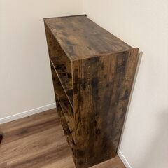 3段木製ラックの画像