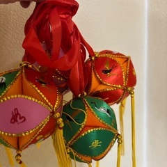 中華の飾り　2個セットの画像