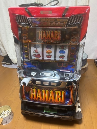 パチスロ 新HANABI コイン不要機付き
