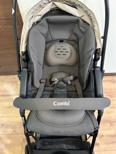 【両体面ベビーカー】Combi スゴカル エッグショックLA ライトベージュ