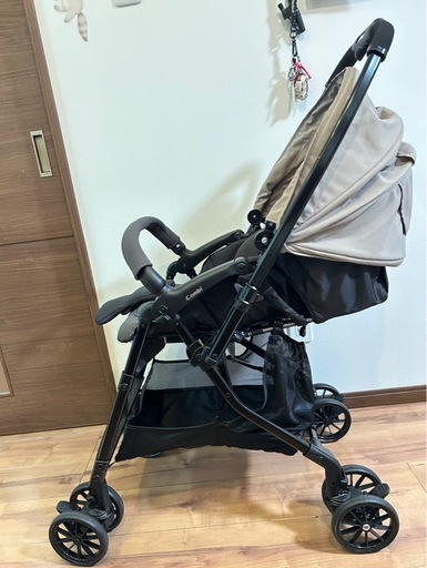 【両体面ベビーカー】Combi スゴカル エッグショックLA ライトベージュ