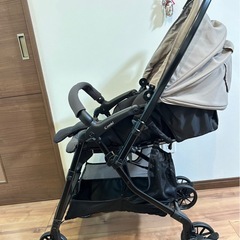 【両体面ベビーカー】Combi スゴカル エッグショックLA ライトベージュの画像