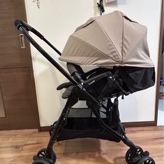 【両体面ベビーカー】Combi スゴカル エッグショックLA ライトベージュの画像