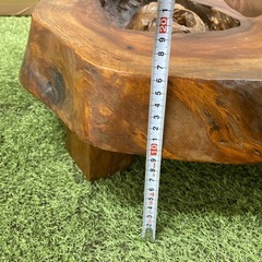 一枚板 テーブル 輪切 ローテーブル 天然木 木製 座卓 小物置きの画像