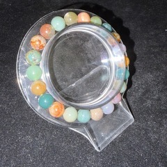 インディアンアゲート8mmブレスレット☪️15.5cmの画像