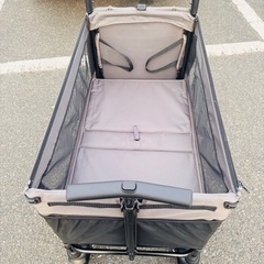 【値段交渉受けます】　ペットカート　スロープ付き　ペットバギー　ペットキャリー　キャリーワゴン　キャンプワゴン　多頭飼い　大型犬　子供　老犬　犬用カートの画像