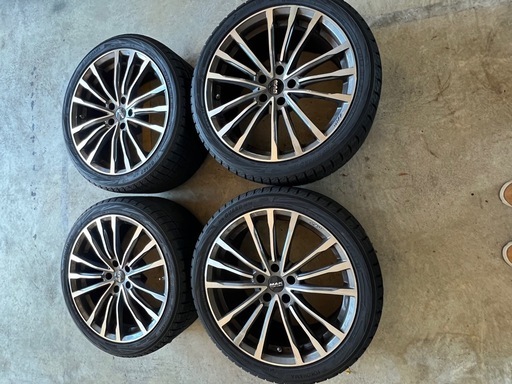 BMW用！ MAK BAVIERA FF バビエラ 19インチ9.5J 5H112+20 スタッドレスタイヤ　ヨコハマ アイスガード iG70 275/35R19 4本  程度良好！