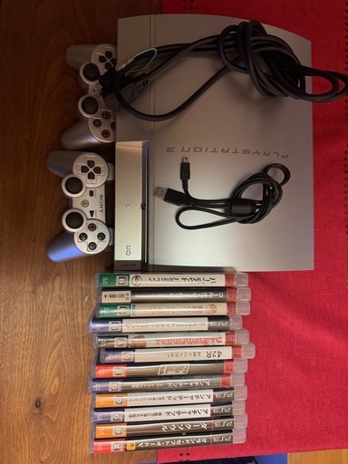 PlayStation 3 + ゲーム12本　動作確認済み