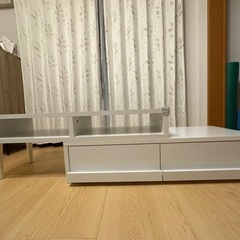 テレビ台　伸縮　木製の画像