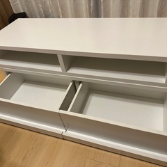 テレビ台　伸縮　木製の画像