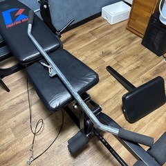 バーベル台　筋トレの画像