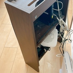 木製　ルーターボックス　ルンバ収納　の画像