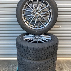 No.178スタットレスタイヤ205/55/16 5H PCD100 アルミホイール付4本セットの画像