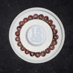 ガーネット8mmブレスレット☪️15.5cmの画像