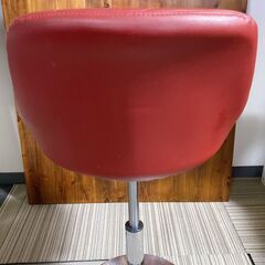 M654 ダイニングチェア カウンターチェア 昇降式 バーガンディの画像