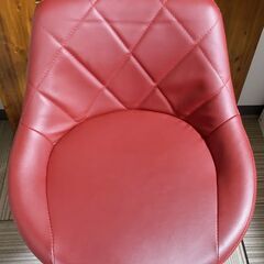 M654 ダイニングチェア カウンターチェア 昇降式 バーガンディの画像