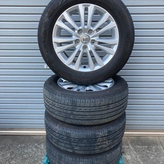 No.180夏タイヤ215/60/16 5H PCD114.3 アルミホイール付4本セットの画像