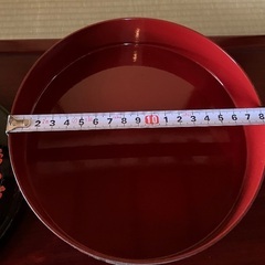 美品　丸型　松竹梅　3段重箱の画像