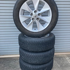 No.180夏タイヤ215/60/17 5H PCD114.3 アルミホイール付4本セットの画像