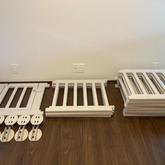 anuri ベビーサークル 180×200cm グレーの画像