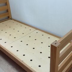 無印良品の2段ベッド　ハシゴ、マットレスつきの画像