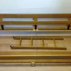 無印良品の2段ベッド　ハシゴ、マットレスつきの画像