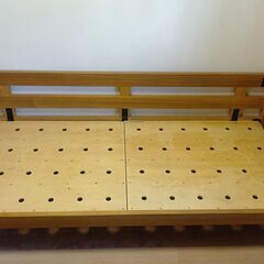 無印良品の2段ベッド　ハシゴ、マットレスつきの画像