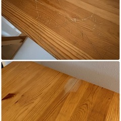 【無印良品】　折りたたみテーブルと椅子のセットの画像