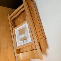 【無印良品】　折りたたみテーブルと椅子のセットの画像