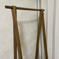 【木製】ハンガーラックの画像