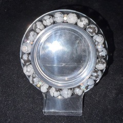 スノーフレーク8mmブレスレット☪️15.5cmの画像