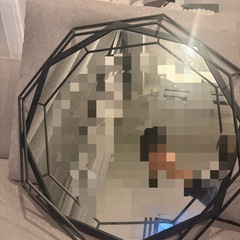 ８角形オシャレミラーの画像
