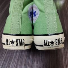 コンバース 黄緑 サイズ24.5の画像