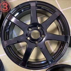 17インチ ブラック 5スポークホイールの画像