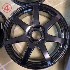 17インチ ブラック 5スポークホイールの画像