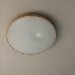 木目シーリングライト　LEDライトの画像