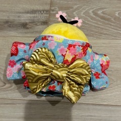 キイロイトリ着物　ぬいぐるみの画像