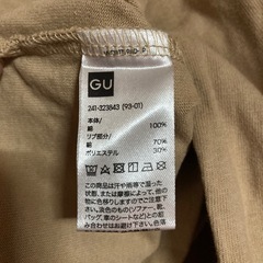gu♡ショート丈Tの画像