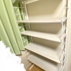 ニトリNポルダ幅80cm+上段追加ユニット+棚板の画像