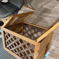 猫トイレ　目隠し　ヒノキ　の画像