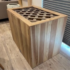 猫トイレ　目隠し　ヒノキ　の画像