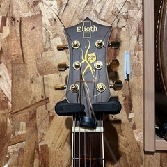 Elioth アコースティックギター　マグナムロックペグ改　ハードケース付きの画像