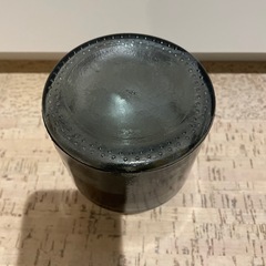 ブルー　フラワーベースの画像