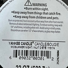 ヤンキーキャンドル   ミッドサマーズナイト Lジャーの画像