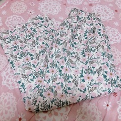 【サマンサモスモス】花柄イージーパンツの画像