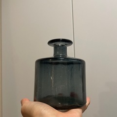 ブルー　フラワーベースの画像