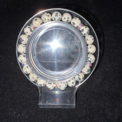 ダルメシアンジャスパー8mmブレスレット☪️15.5cmの画像