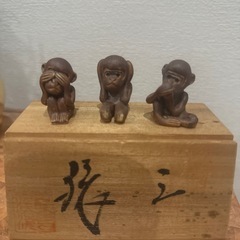 三猿　アンティーク
の画像