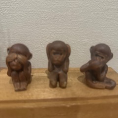 三猿　アンティーク
の画像