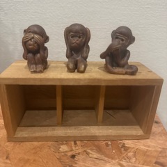 三猿　アンティーク
の画像